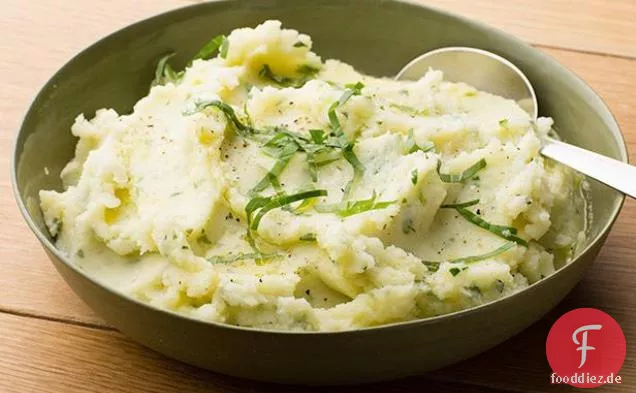 Kartoffelpüree mit Olivenöl und Kräutern