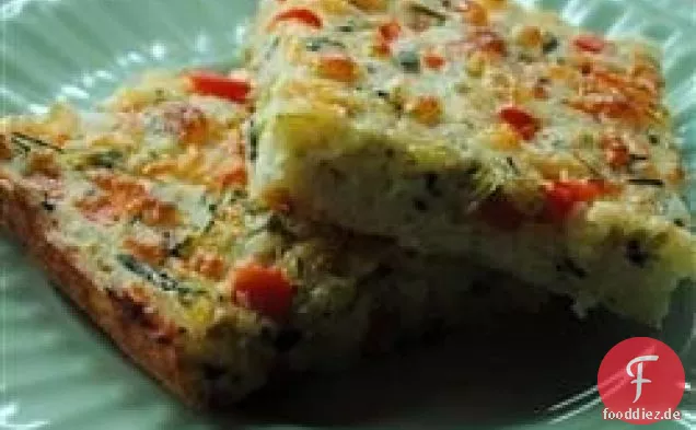 Zuquiche - Krustenlose Zucchini Quiche