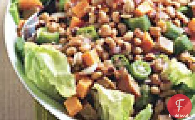 Hoppin' John-Salat mit Melasse-Dressing