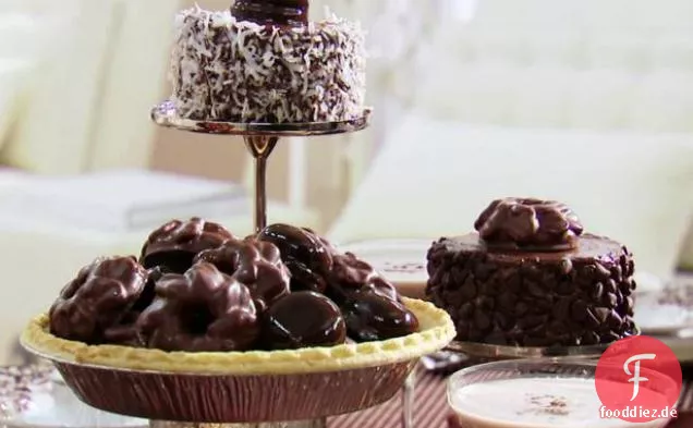 Mini Schokoladenkuchen Mittelstücke