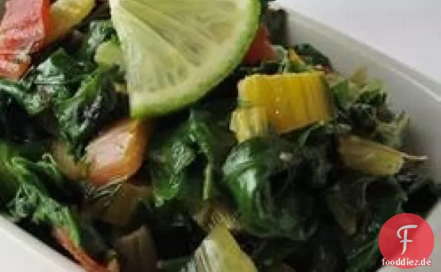 Mangold sautiert mit Limette