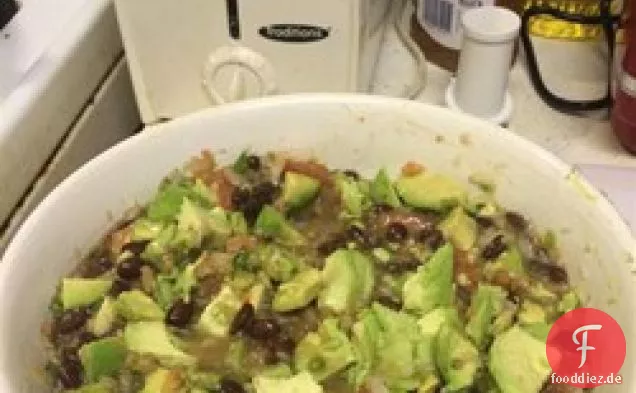 Texas Kaviar mit Avocado