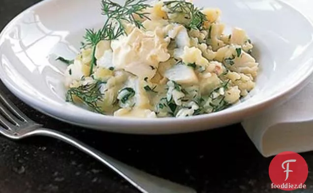 Geräuchertes Schellfisch-Dill-Risotto