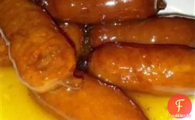 Orange Glasierte Weenies