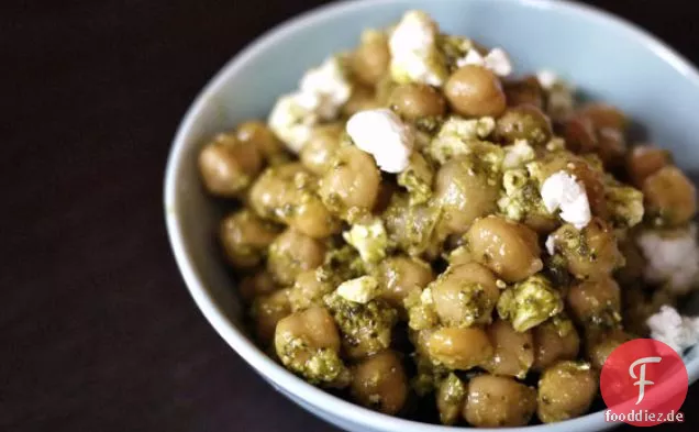 Pesto Kichererbsen Mit Feta