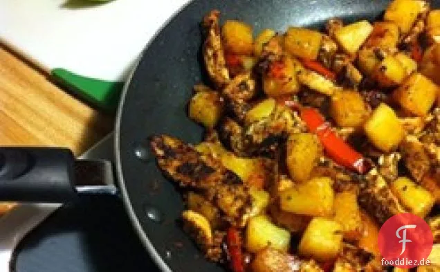 Huhn Fajitas Mit Ananas