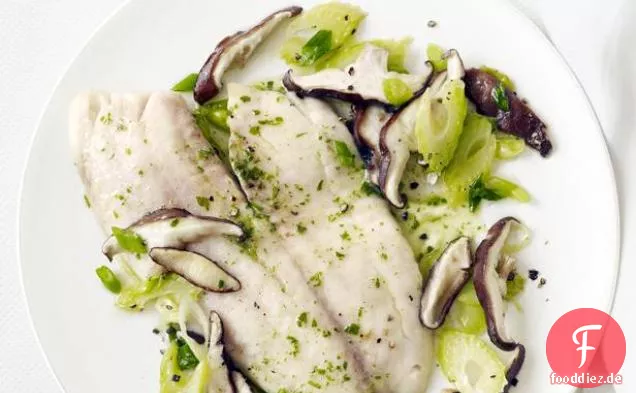 Gebackene Tilapia mit Kräuterbutter
