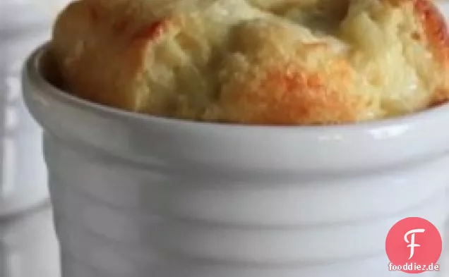 Apfel- und Cheddar-Käse-Soufflés