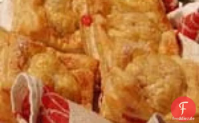 Himbeer-Gebäck-Taschen