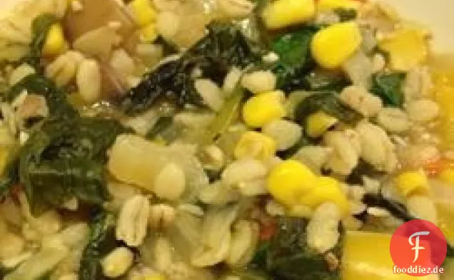 Pilz- und Gerstensuppe