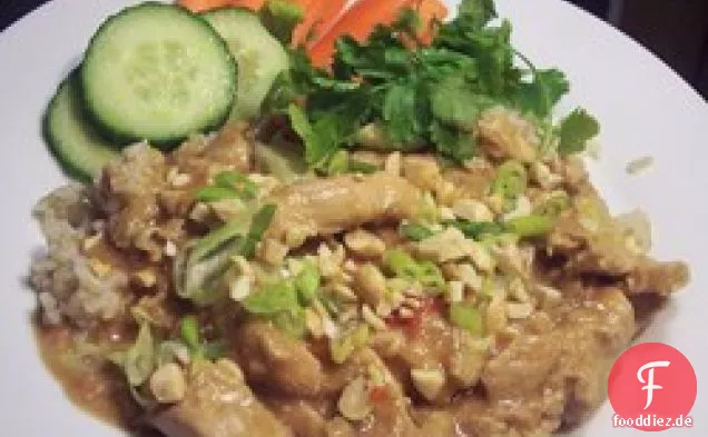 Langsam kochen Thai Huhn