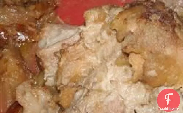 Easy Slow Cooker Apfel Schweinebraten