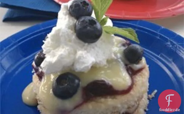 Heidelbeer-Zitronen-Shortcake
