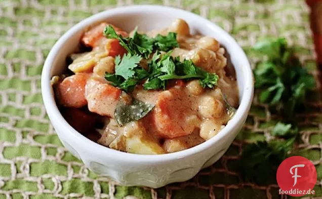 Rotes Kichererbsen-Curry