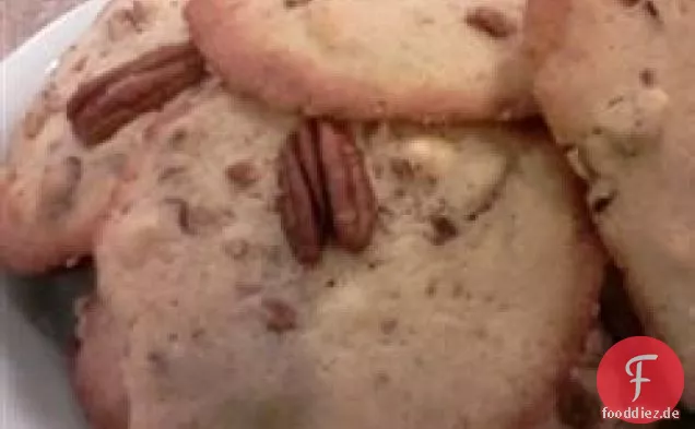 Weiße Schokolade Chunk Pecan Cookies