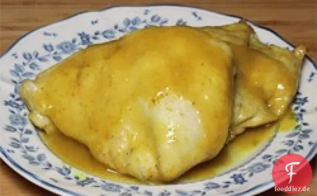 Honig gebackenes Huhn