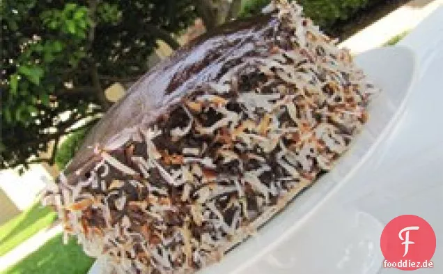 Schokolade Kokosnuss-Sahne-Kuchen