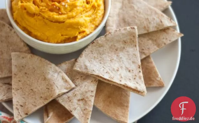 Würziger Süßkartoffel-Hummus