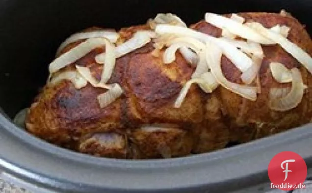 Slow Cooker gewürzte Schweineschulter