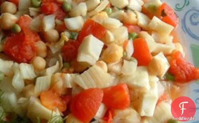 Garbanzos mit Fenchel