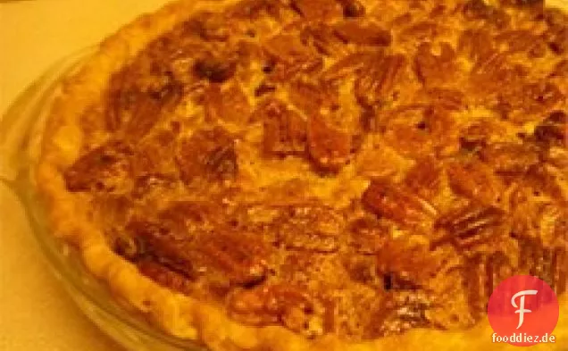 2-Schicht Rum Pecan Pie mit Cheesecake