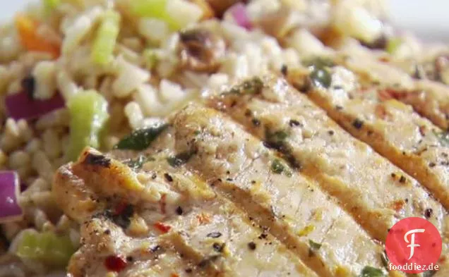 Würziges gegrilltes Zitronenhähnchen
