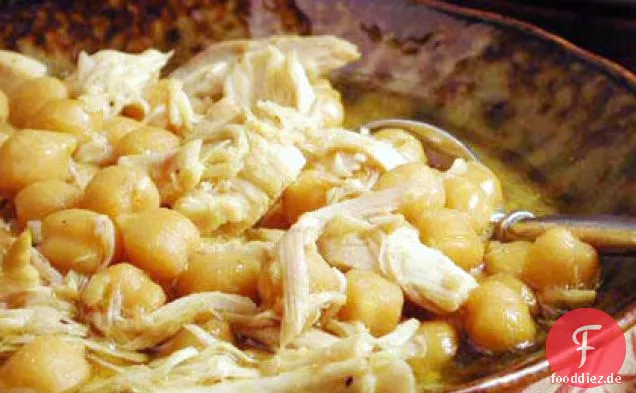Ferakh bel Hummus (Huhn mit Kichererbsen)