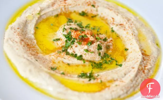 Hummus Mit Karamellisierten Zwiebeln