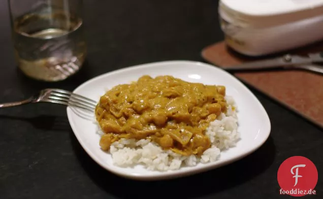 Kichererbsen-Cashew-Curry