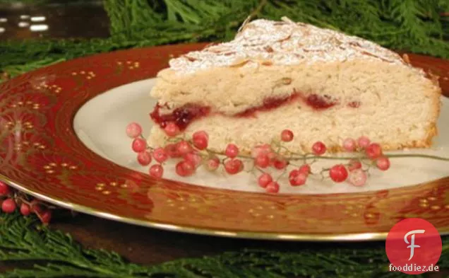 Baskischer Kuchen mit Kirschkonserven