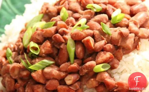 Slow Cooker Rote Bohnen und Reis