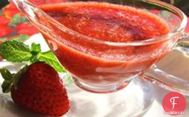 Erdbeer-Minze-Sauce