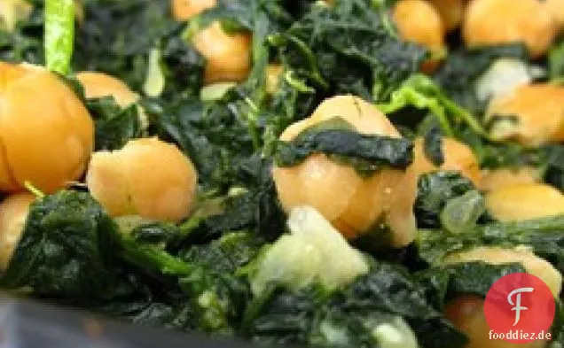 Espinacas Con Garbanzos (Spinat Mit Kichererbsen)