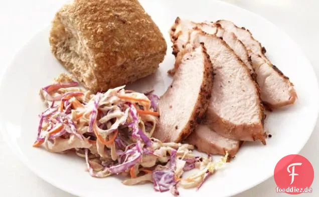 Gegrillter Truthahn mit Slaw