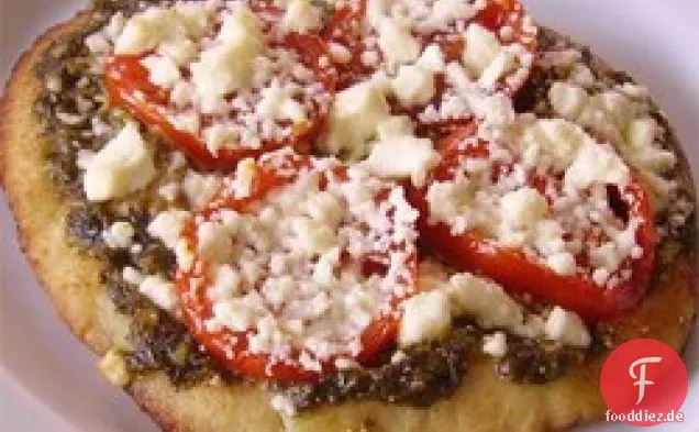 Pesto Fladenbrot Pizza