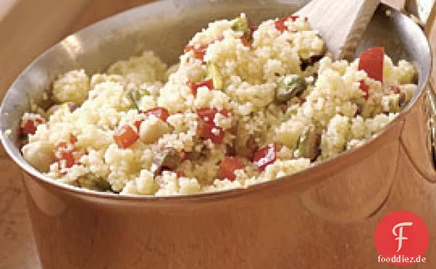 Couscous Mit Kichererbsen & Pistazien