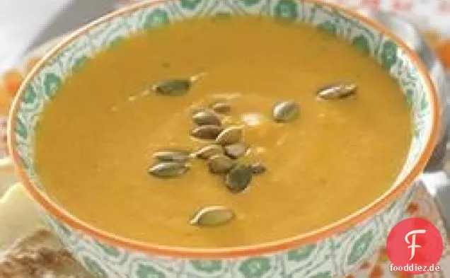 Cremige Kürbis-Curry-Suppe