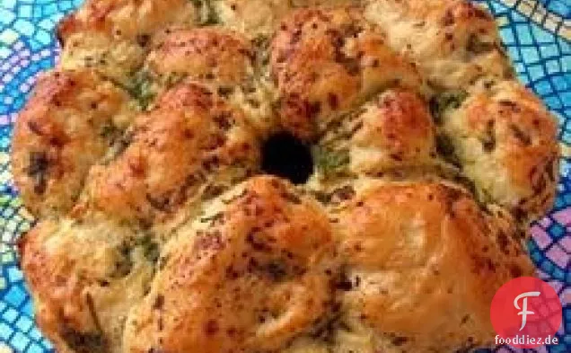 Knoblauch Parmesan Affenbrot