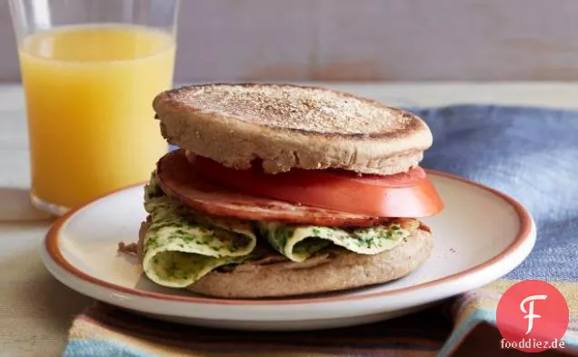 Gesundes Frühstück-Sandwich