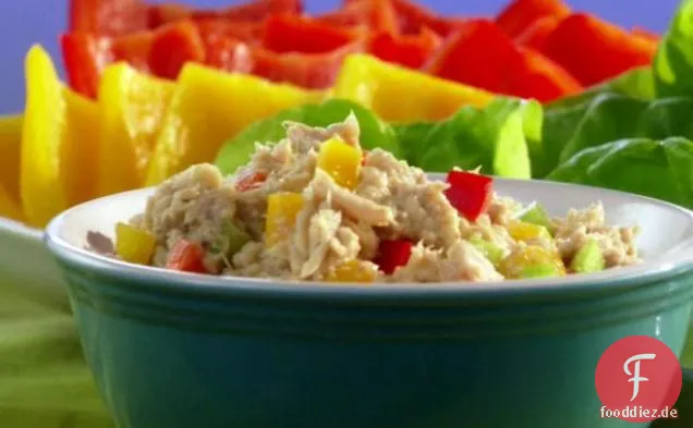 Veggie-Loaded spritziger Thunfischsalat