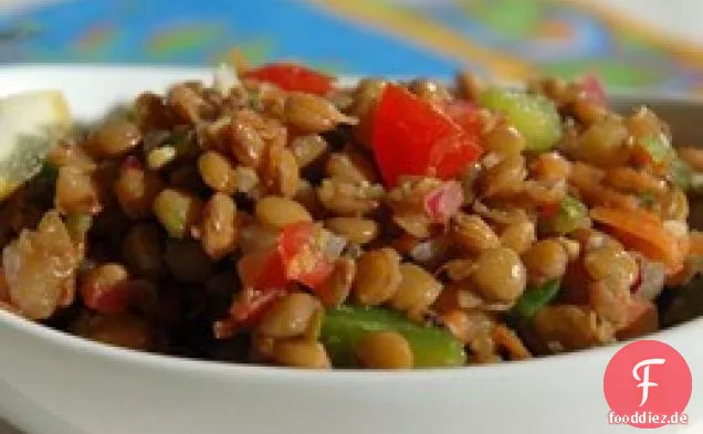 Erfrischender Linsensalat