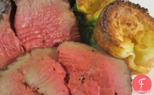 Langsam gerösteter BBQ-Rindfleischbraten