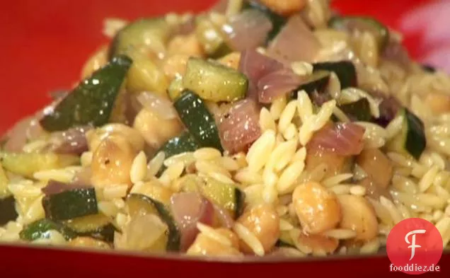 Orzo mit Kichererbsen