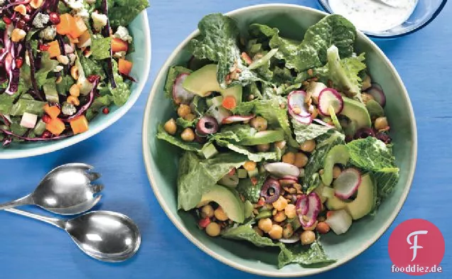 Wintersalat mit Zitronen-Joghurt-Dressing