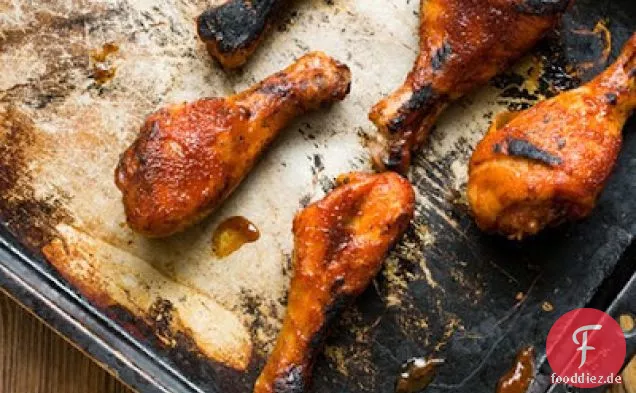 Chipotle-orange Glasierte Drumsticks