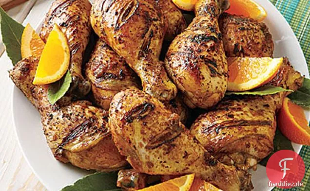 Gegrillte jamaikanische Riss Drumsticks