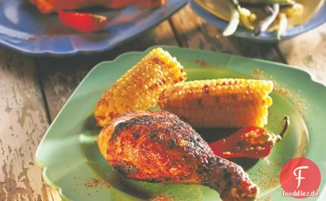 Gegrillte Drumsticks im südwestlichen Stil
