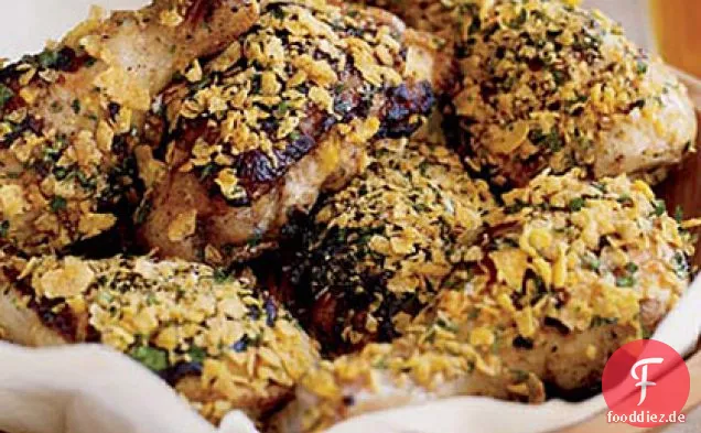 Buttermilch-Hähnchen mit Knusprigen Cornflakes