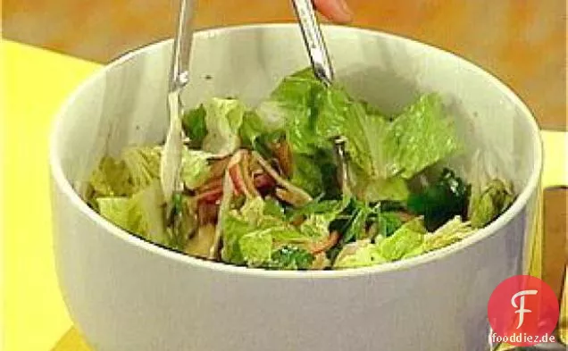 Romaine und Fenchel-Salat