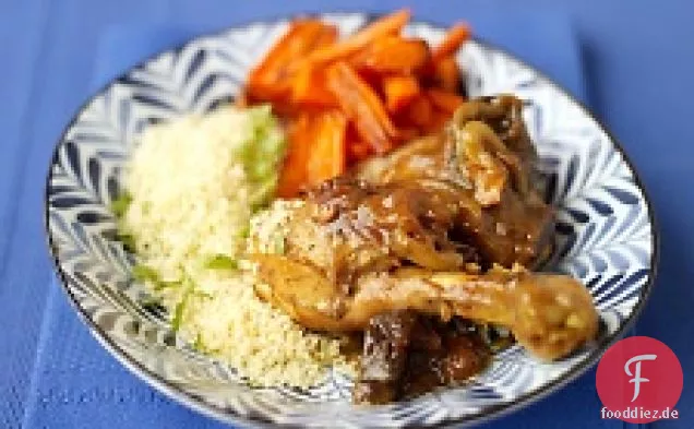 Marokkanisches geschmortes Huhn